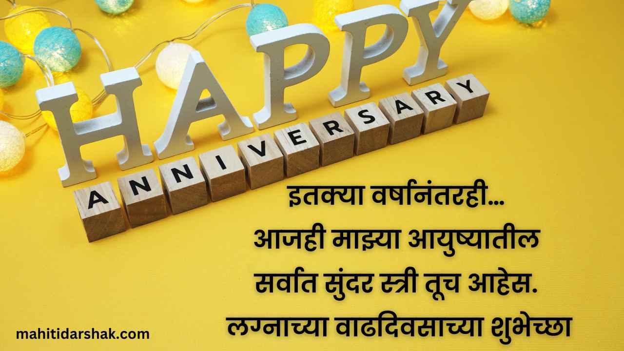 Anniversary wishes for wife in Marathi
