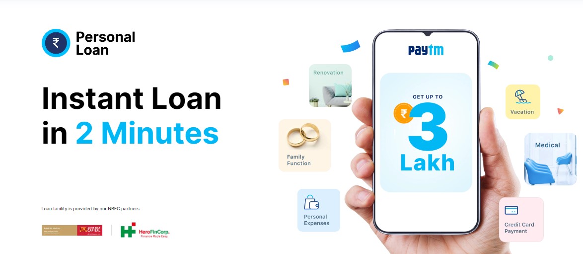 Paytm personal loan चे अन्य charges 